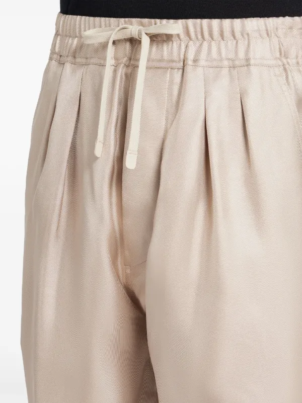 ショートパンツ TOM FORD CASHMERE AND SILK BERMUDA TOM FORD Velvet-trimmed stretch-silk shorts | NET-A-PORTER