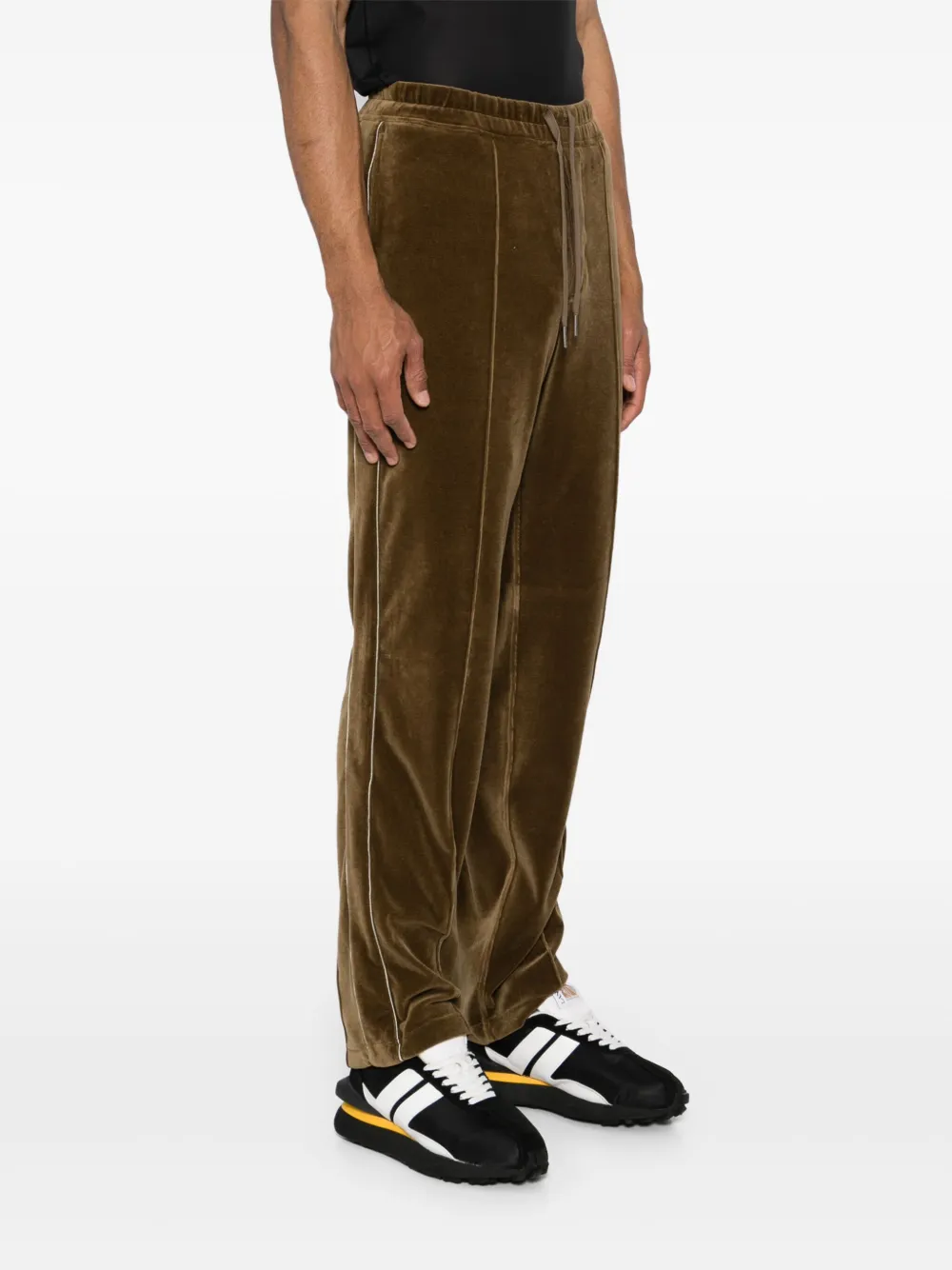 TOM FORD Fluwelen trainingsbroek Groen