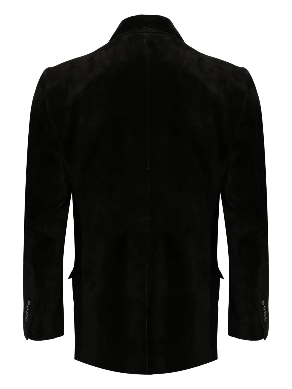 TOM FORD Blazer met enkele rij knopen - Zwart