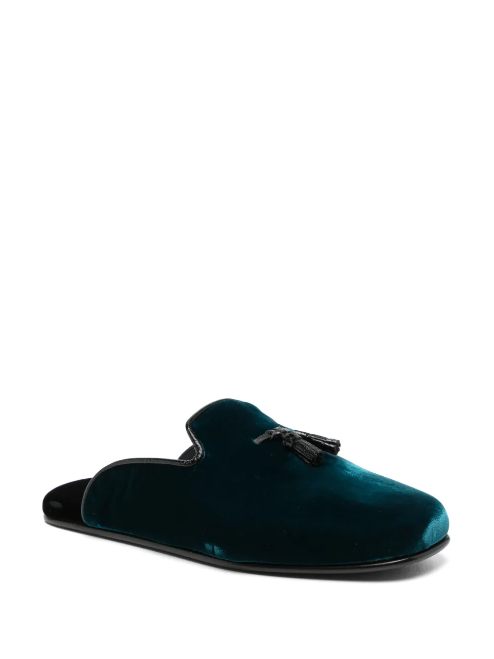TOM FORD velvet slippers Blue