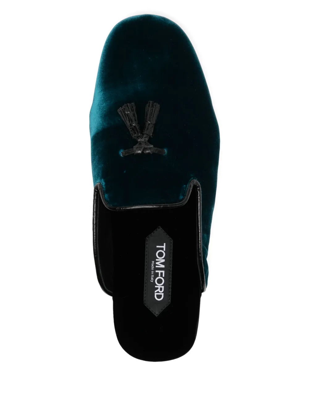 TOM FORD velvet slippers Blue
