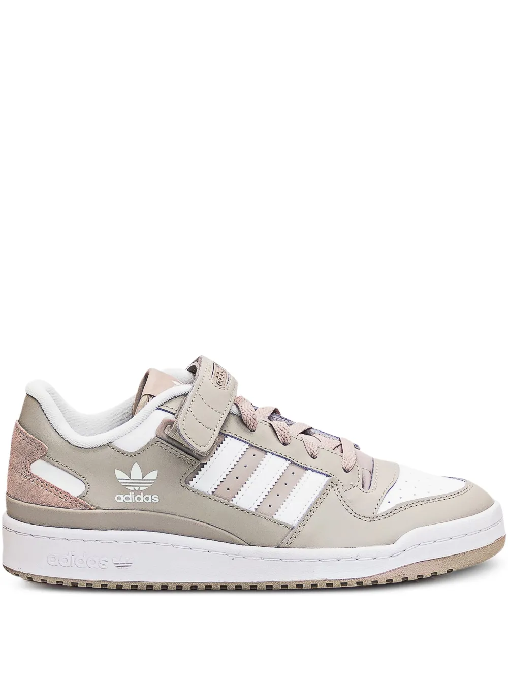 adidas forum low stripes trainers - Grau