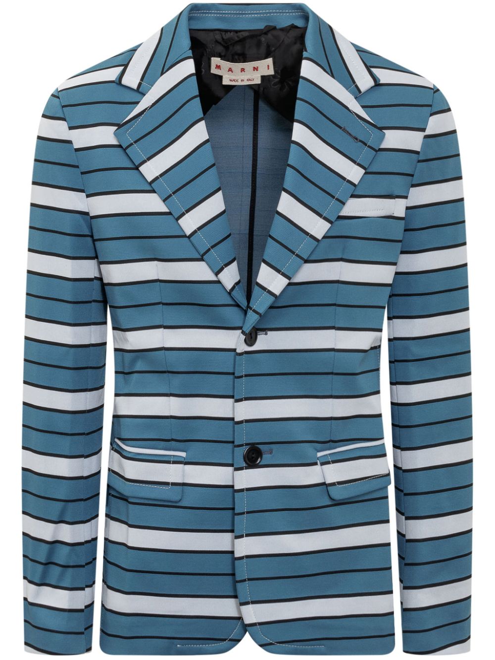 striped blazer