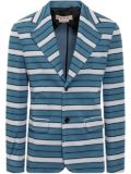 Marni striped blazer - Blue