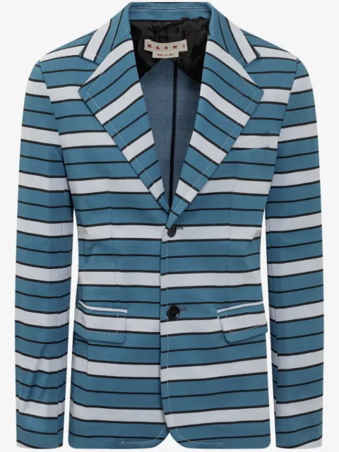 Marni striped blazer