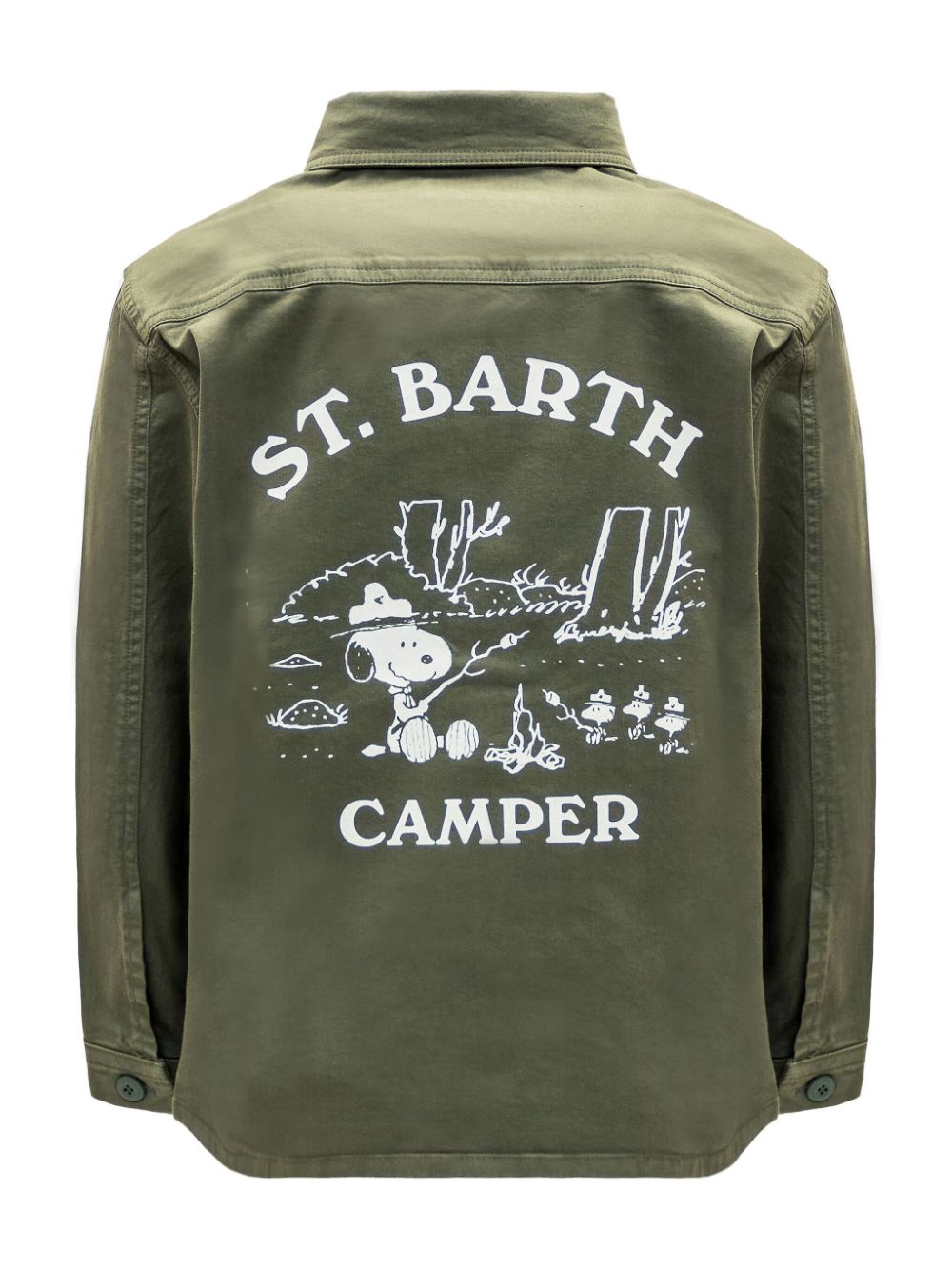 MC2 Saint Barth Kids Snoopy Camper shirt - Groen