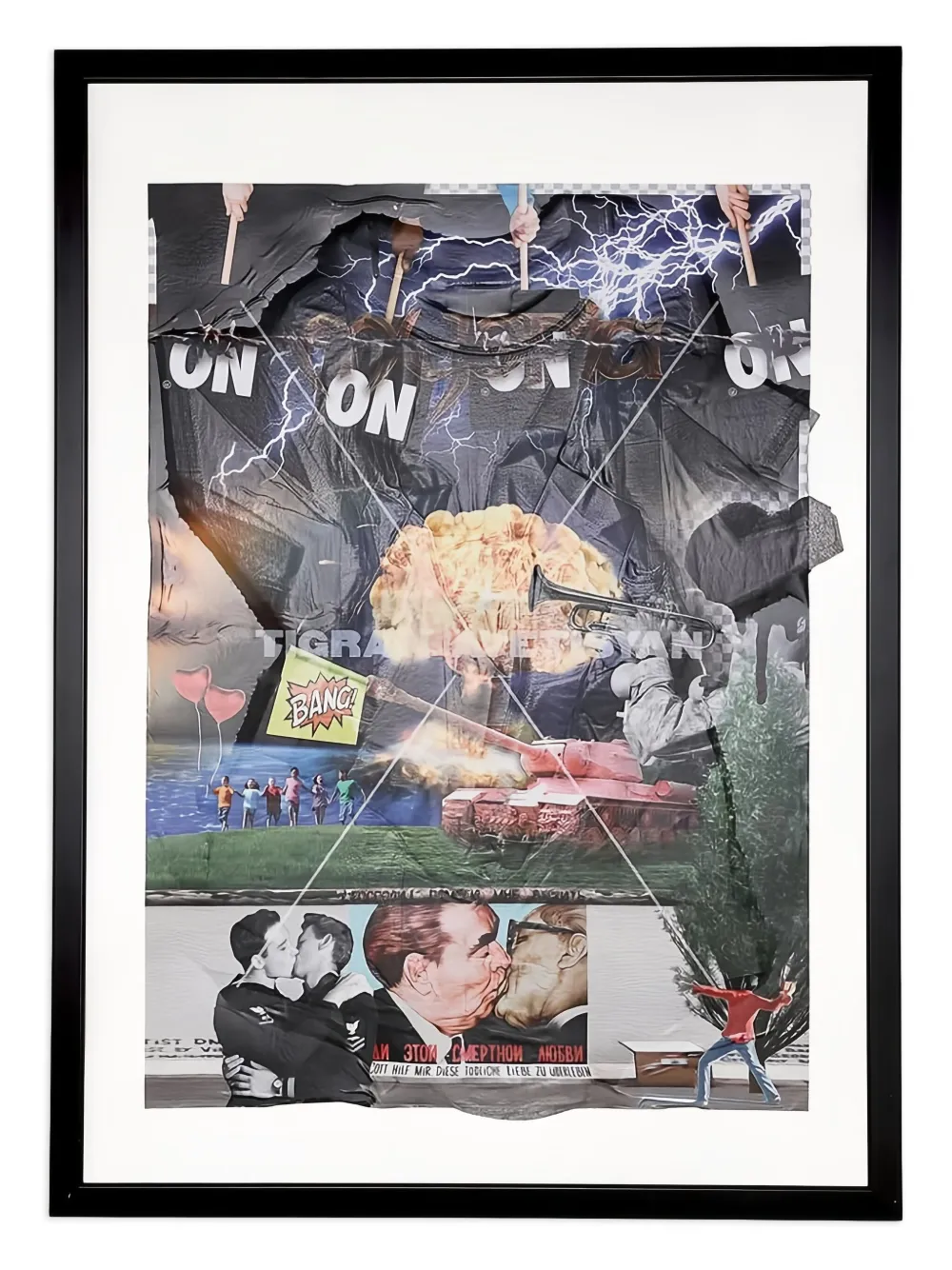 Tigran Avetisyan framed T-shirt | Black | Image 1