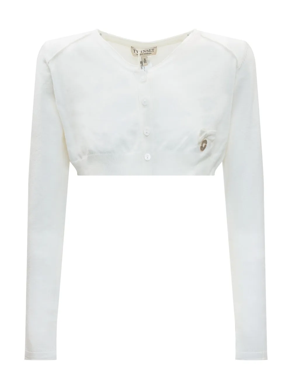 TWINSET Kids Vest met logoplakkaat Wit