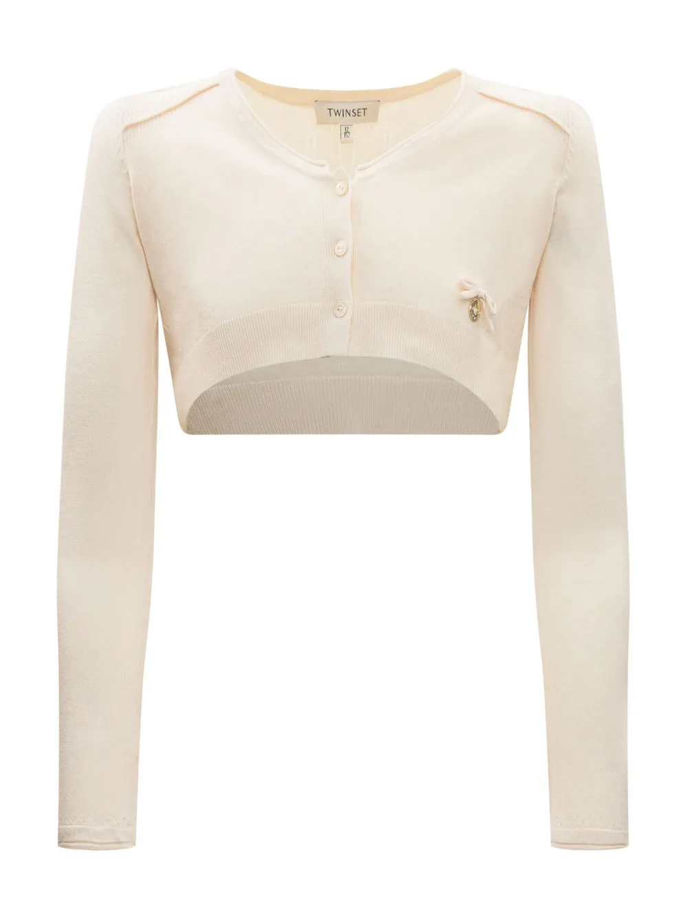 TWINSET Kids Vest met logoplakkaat Beige