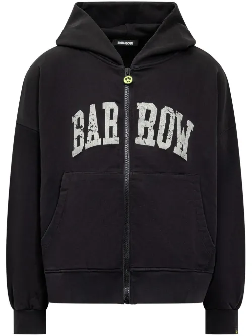 Hoodie à motif monogrammé - BARROW - Modalova