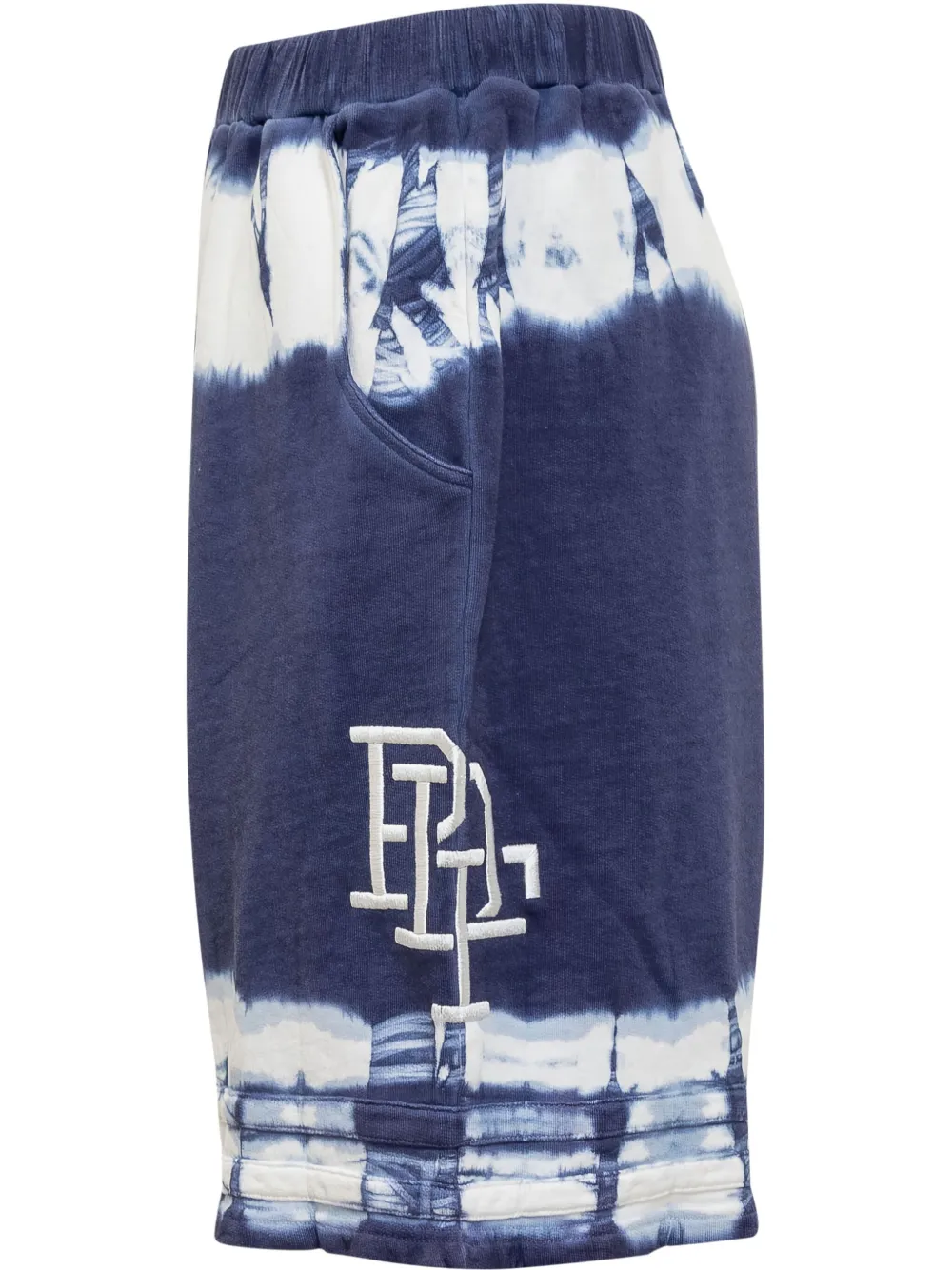 PDF Shorts met logo Blauw