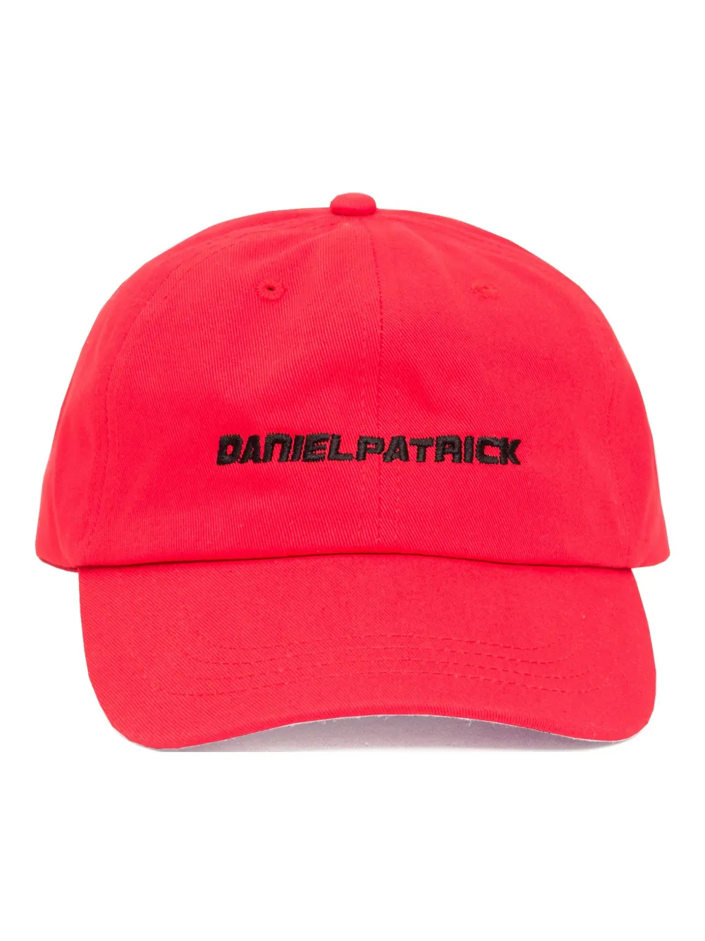Daniel Patrick Logo-embroidered Cap In Red