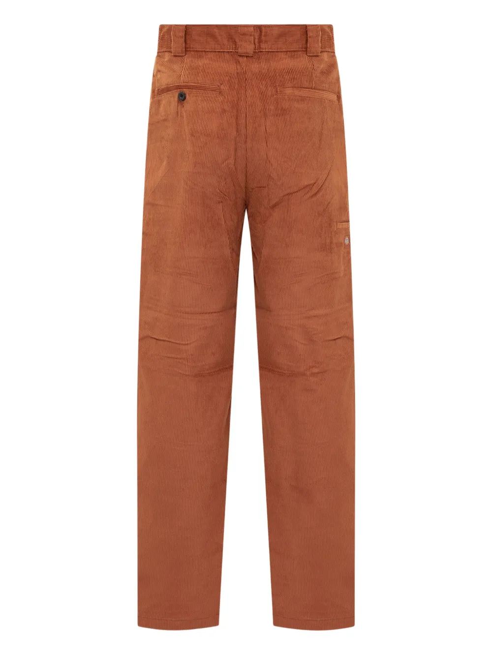 DICKIES logo-patch cordoury trousers Bruin