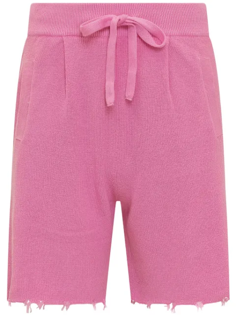 Laneus raw-cut shorts
