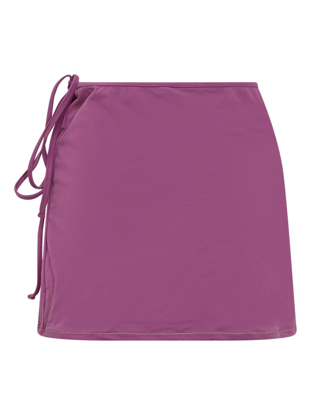 Reina Olga wrapped mini skirt - Purple