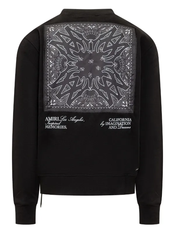 AMIRI ロゴスウェットシャツ AMIRI ロゴ スウェットシャツ | ブラック | FARFETCH JP