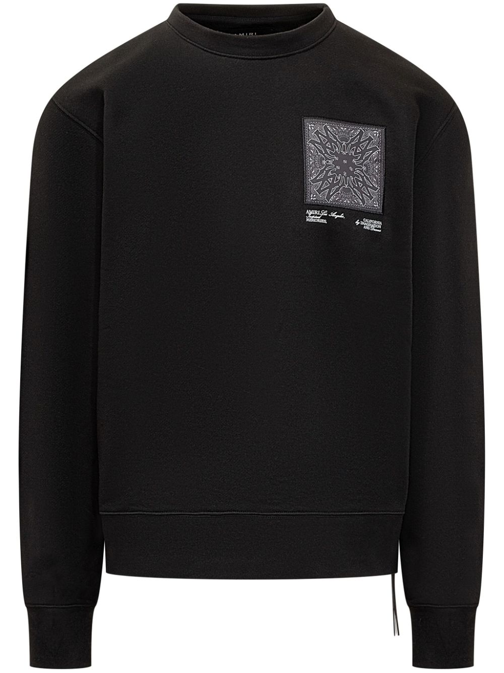 AMIRI logo-print sweatshirt - Black