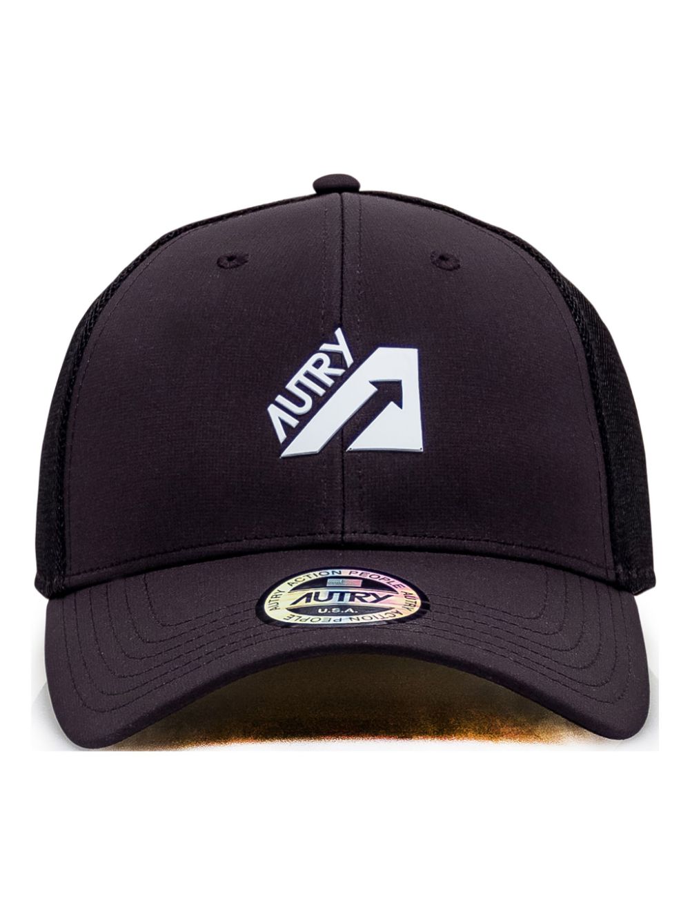 logo-print cap