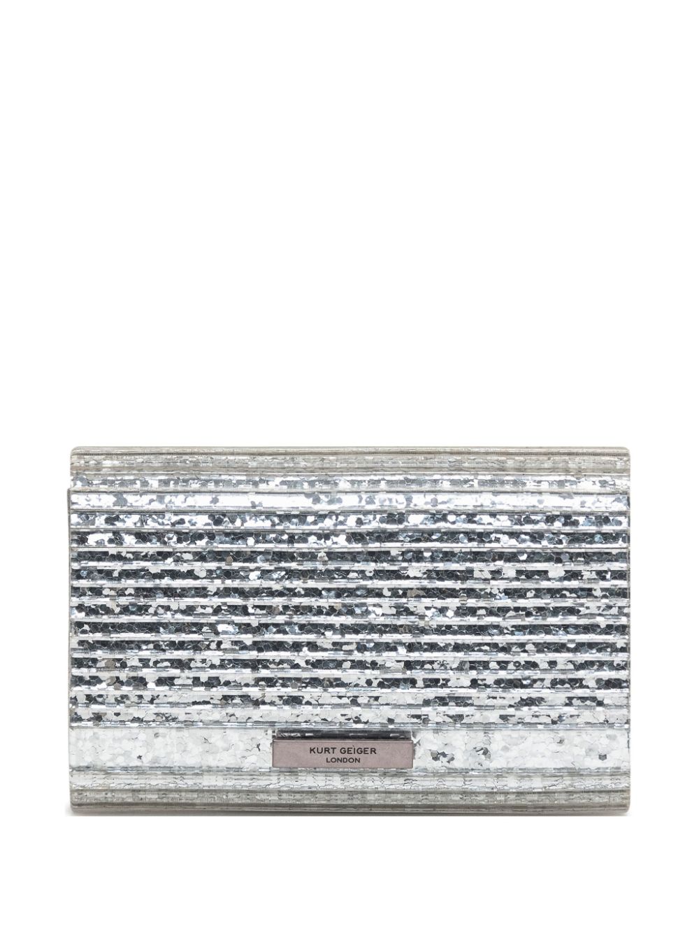 Kurt Geiger London Eagle Party clutch bag - Zilver