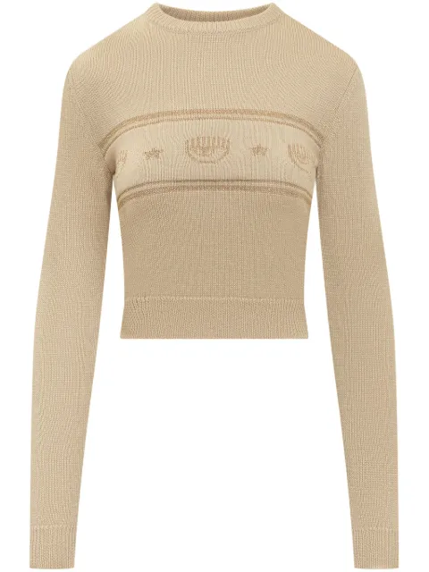 Chiara Ferragni Eyelike-intarsia jumper