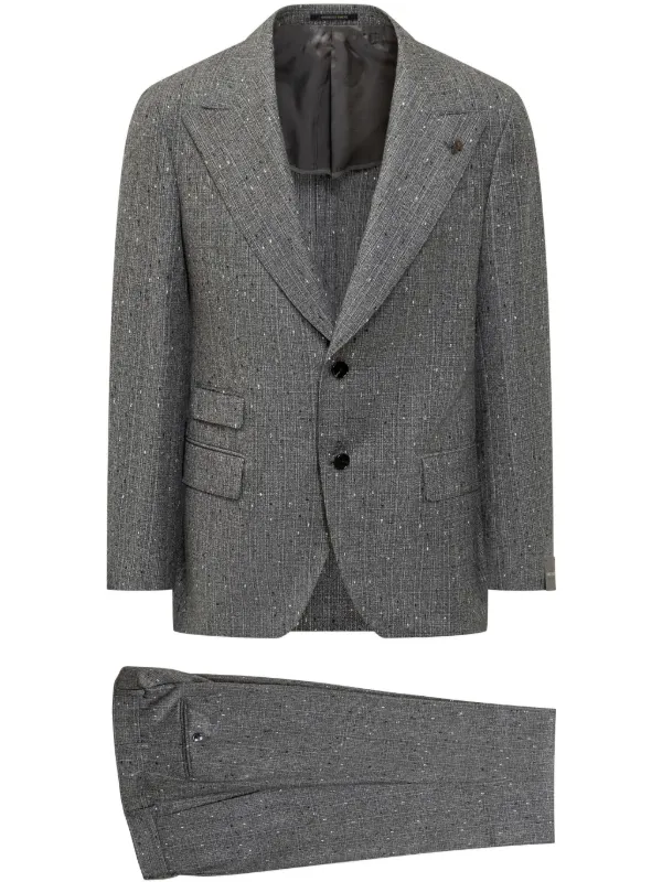 Gabriele Pasini single-breasted Suit | Grey | FARFETCH BN