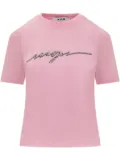 MSGM logo-embellished T-shirt - Pink