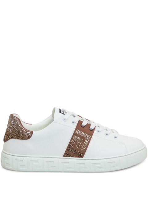 Versace logo-applique sneakers Men