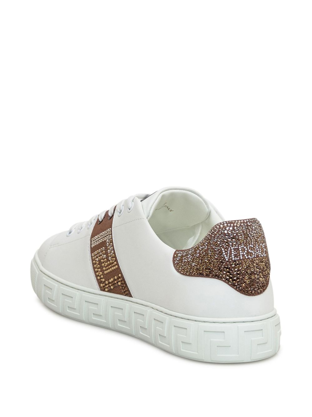 Versace logo-applique sneakers Men