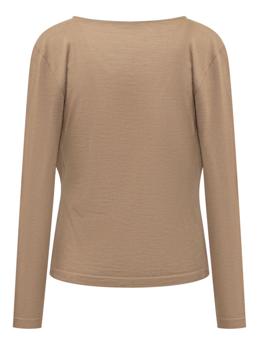 Alberta Ferretti plunging-neckline top - Beige