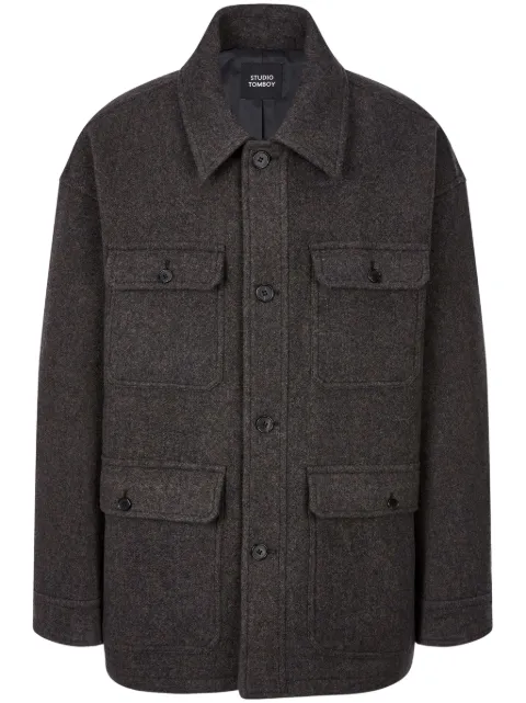 STUDIO TOMBOY veste zippée texturée