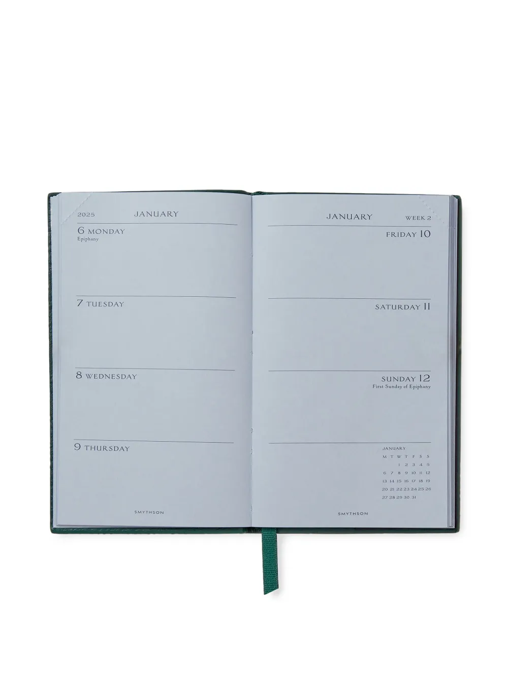 Smythson Panama journal - Groen