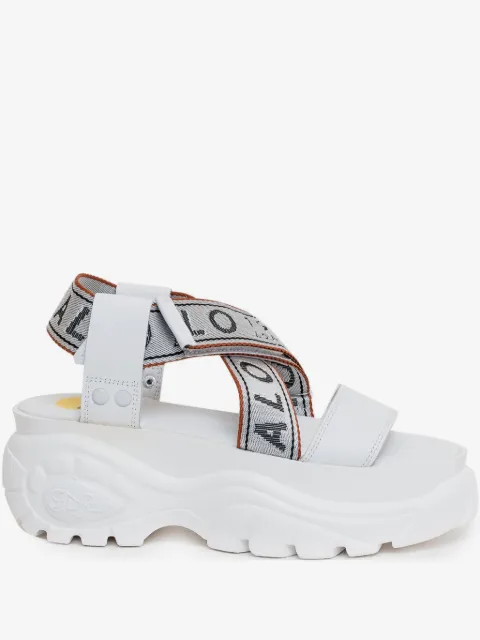Buffalo logo sandals 