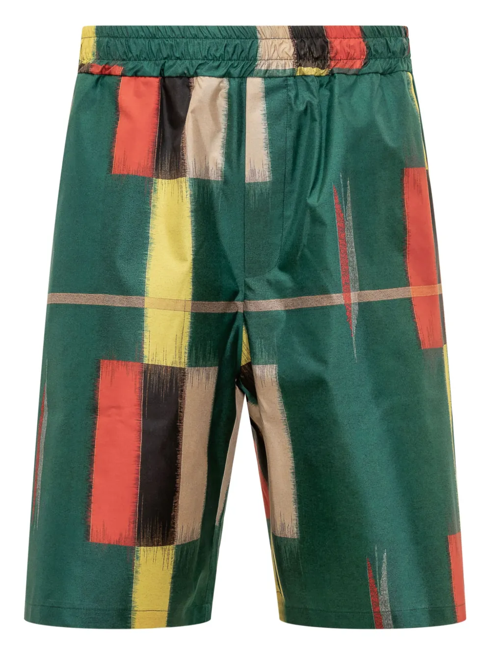 Pierre-louis Mascia Pierre Louis Mascia Silk Shorts In Green