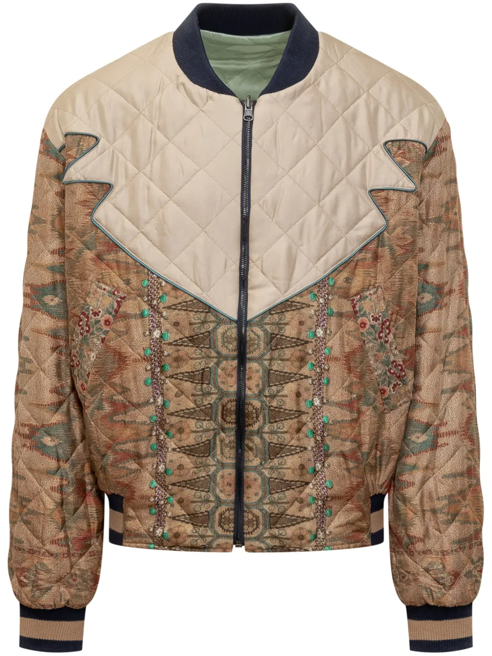 Pierre-Louis Mascia Adana ボンバージャケット - ブラウン Pierre-Louis Mascia Adana ボンバージャケット - ブラウン