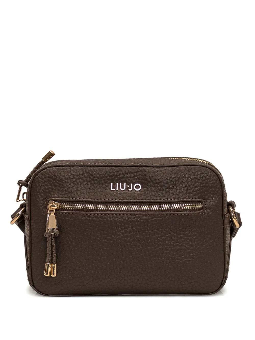 LIU JO ジップ ショルダーバッグ - ブラウン LIU JO ジップ ショルダーバッグ - ブラウン
