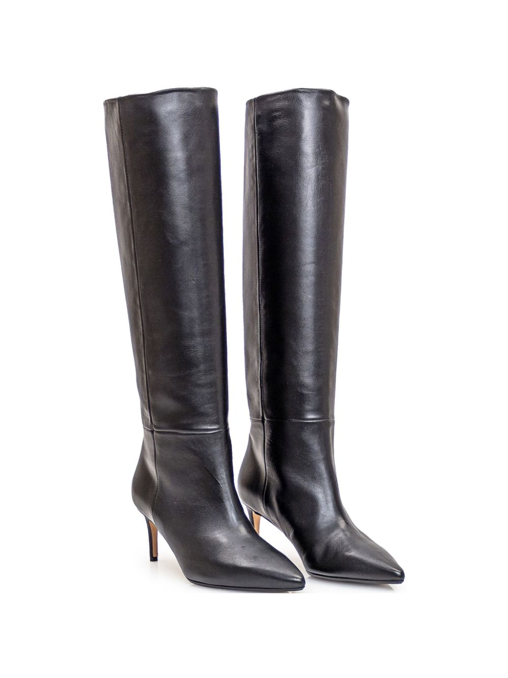 Anna F. 70mm calf length boots - Zwart