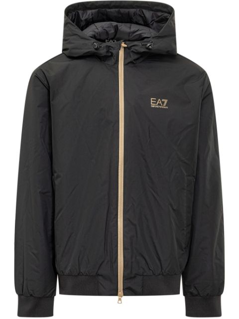 Ea7 Emporio Armani logo-print zip-up jacket Men