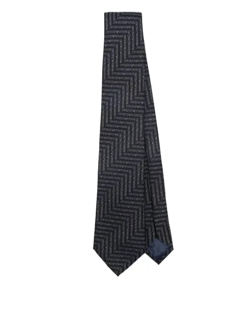 Emporio Armani geometric-pattern tie