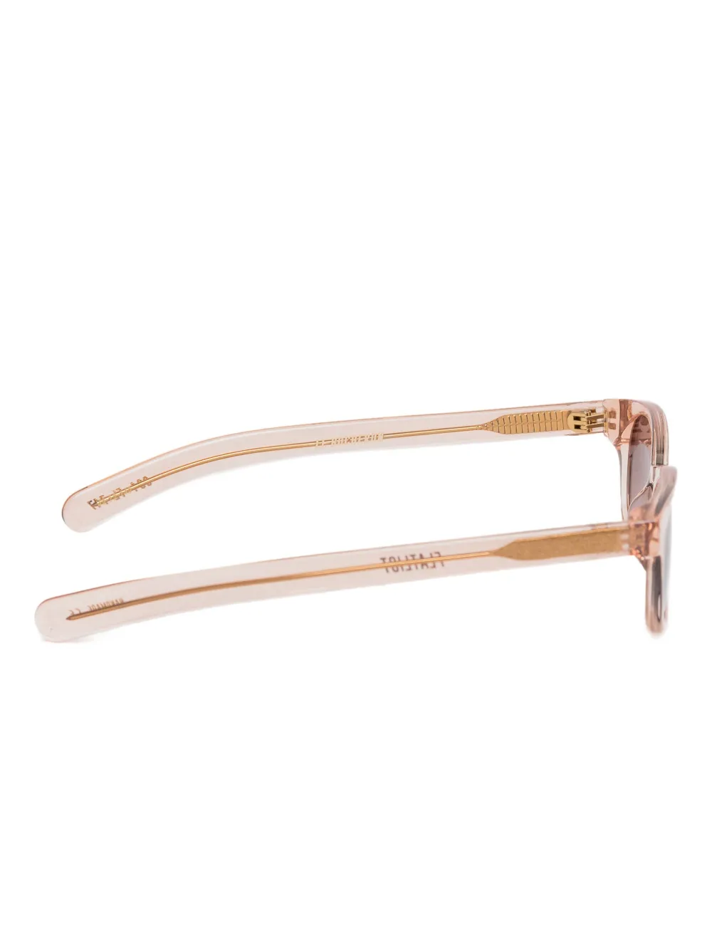 FLATLIST rectangle-frame sunglasses Beige