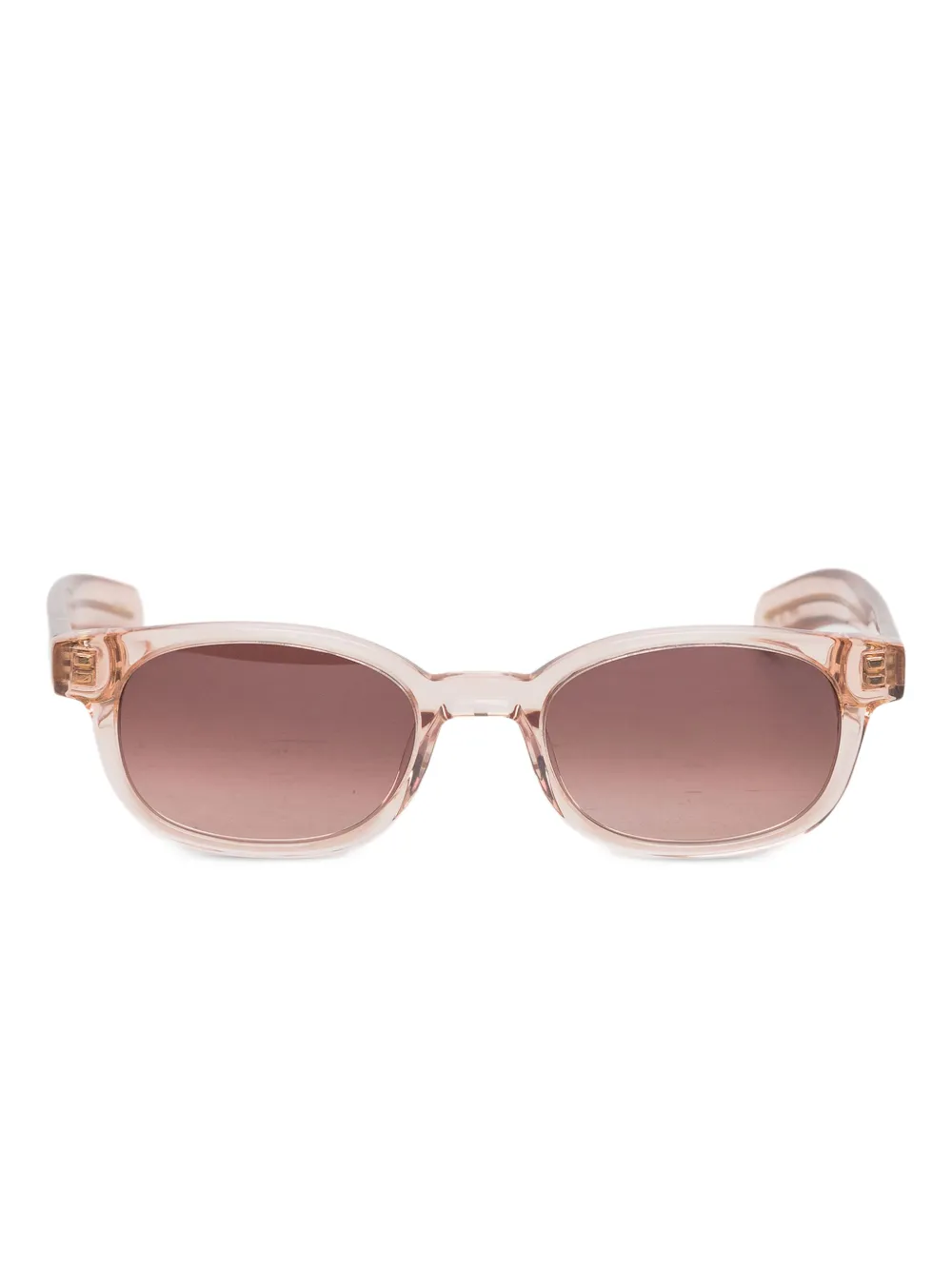 FLATLIST rectangle-frame sunglasses Beige