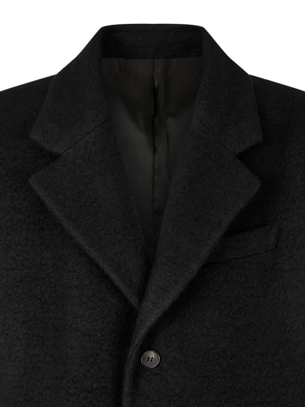【美品】ベイジ ピーコート ダブル LEEDS アンゴラ ブラック メゾンマルジェラ Maison Margiela 14 コート Pコート