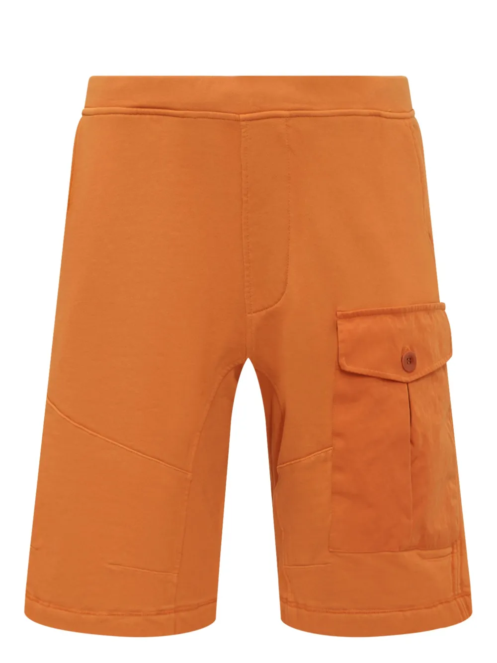 Ten C Fleece Short Pants In Orange