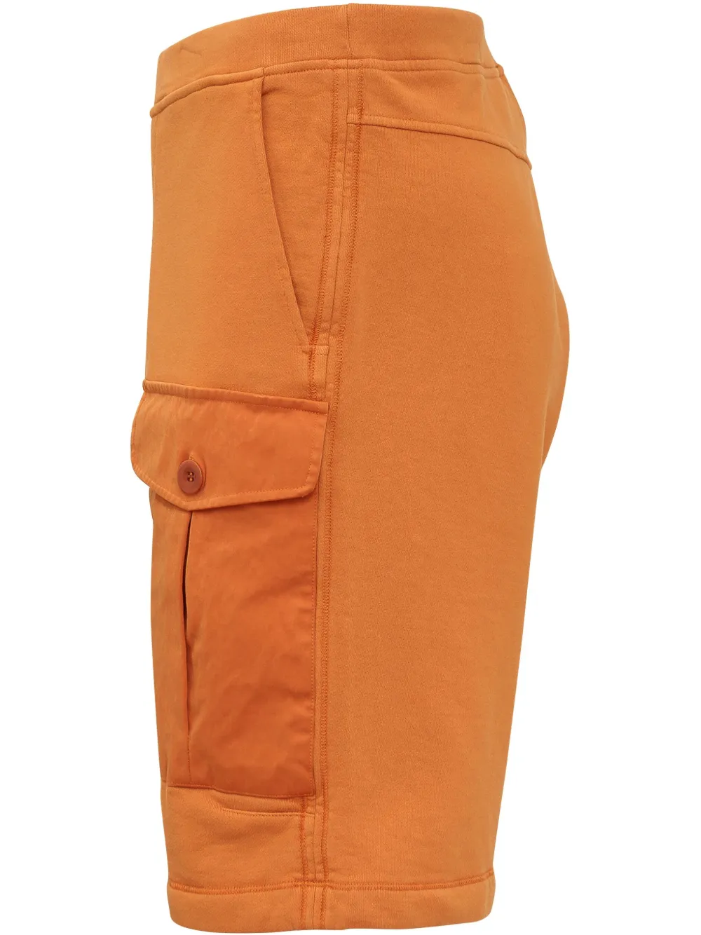 Ten C Fleece Short Pants In Orange