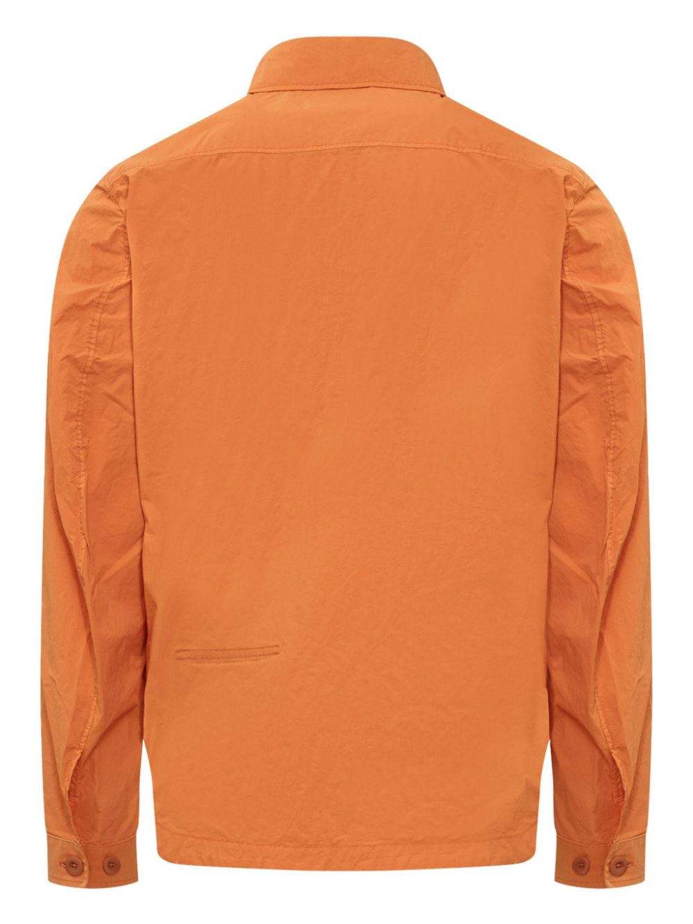 Ten C garment-dyed shirt jacket - Oranje