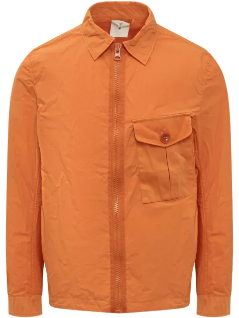 Ten C garment-dyed shirt jacket
