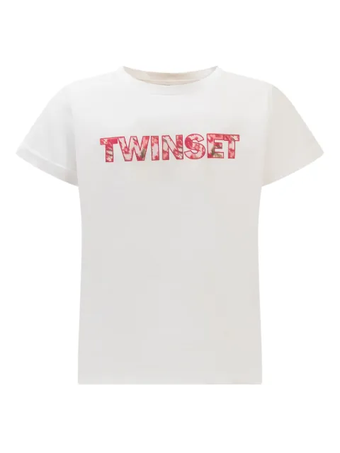 TWINSET Kids logo-print T-shirt