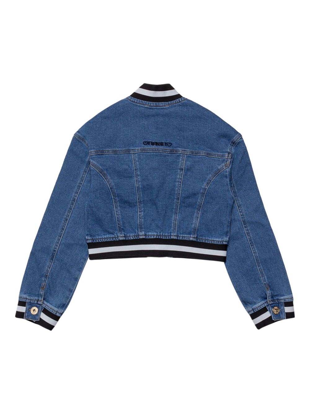 TWINSET Kids denim jacket - Blauw