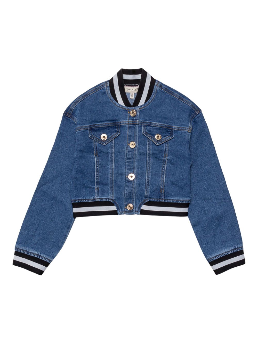 TWINSET Kids denim jacket - Blue