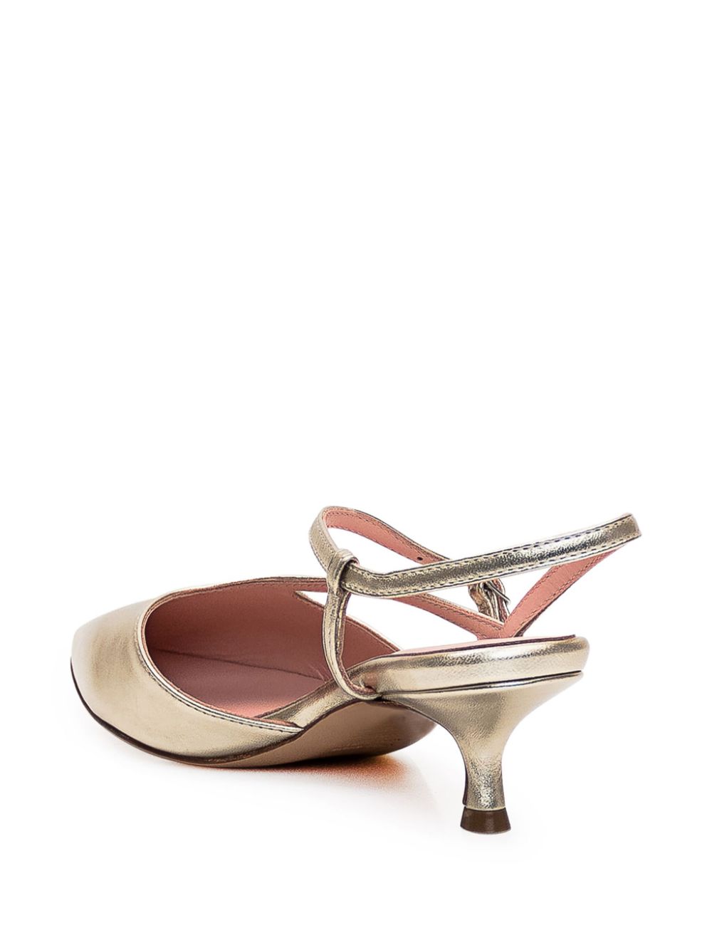 Anna F. 40 mm metallic pumps Goud