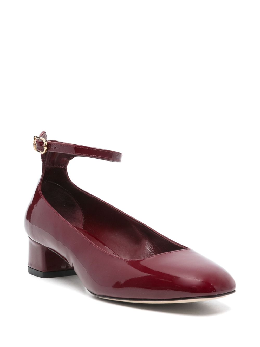 Stuart Weitzman 35 mm Jane pumps Rood